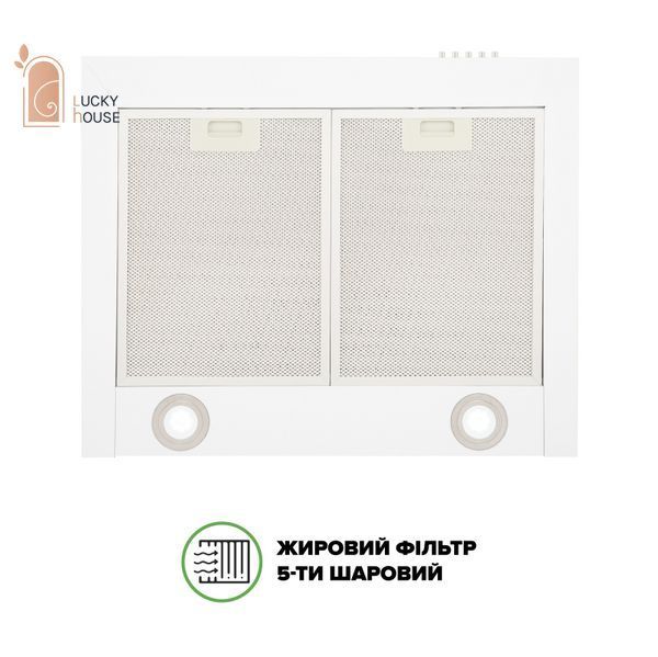 Витяжка Interline UNNA BL A/60 PB/2/T колір білий A/60 PB/2/T фото