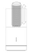 Витяжка Interline TUBE S BL A/60/T  BL A/60/T фото 5