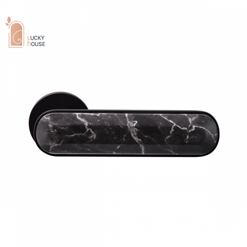РУЧКА ДЛЯ ДВЕРЕЙ НА РОЗЕТЦІ MARMO Z-1804 BLACK
(декоративна вставка продається окремо) МВМРЧ 42 фото