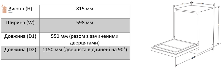 Посудомийна машина Interline DWI 760 DSV WA DWI 760 DSV WA фото