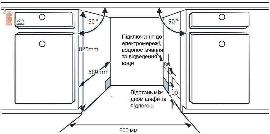 Посудомийна машина Interline DWI 760 DSV WA DWI 760 DSV WA фото